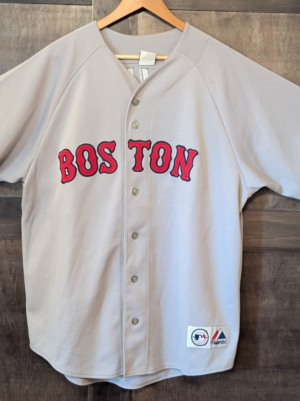 Boston Red Sox Grey Majestic Vintage Style Jersey - Men's XL - #22  Fred Lynn
